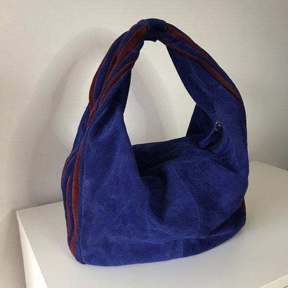 Alberta DiCanio Blue Leather Handbag - Picture 5 of 8